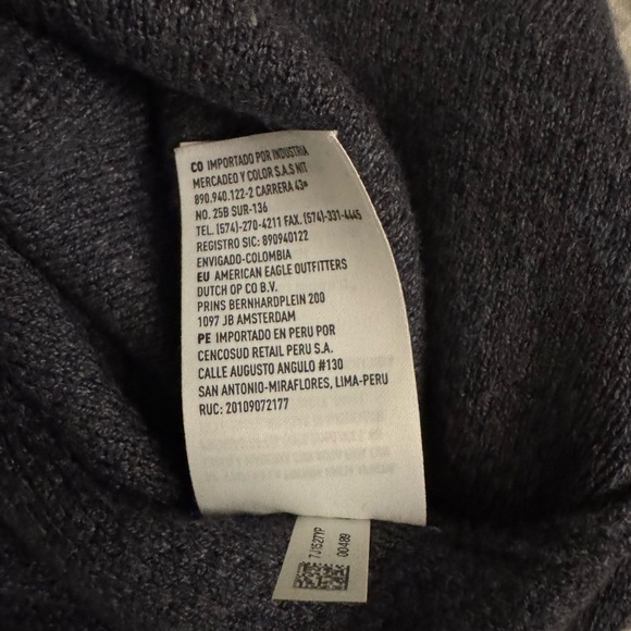 American Eagle Outfitters split sleeve dress. Solid Gray Size L. NWT - Picture 10 of 12